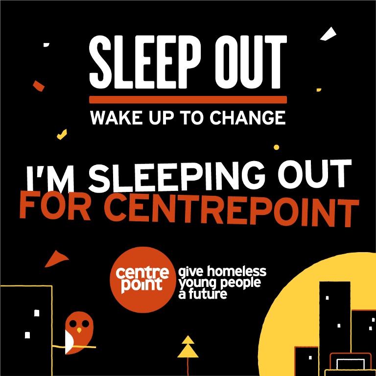 THIS NOVEMBER PINKERTONS IS TAKING PART IN SLEEP OUT FOR CENTREPOINT