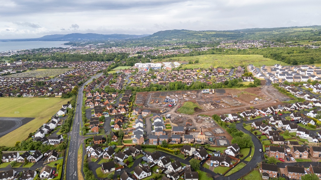 Hampshire Hall, Carrickfergus - Aerial Flyover June 2024