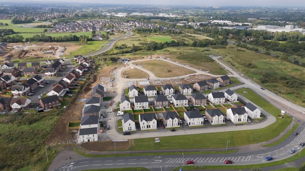 South Lake Park, Craigavon - Aerial Flyover October 2024